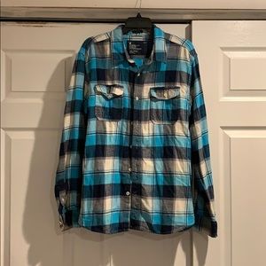 American eagle long sleeve plaid